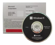 Licencia Windows 11 Pro 64-bit Edition Cd-rom Oem Original