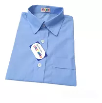 Camisa Azul Escolar Bambino