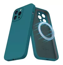 Mcfance Funda Magnética De Silicona Para iPhone 13 6txgq