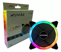 Cooler Fan Gamer 120mm 12cm Aura Rgb Com 5 Cores Fixas Mymax