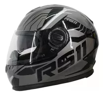 Casco Para Moto Integral Hawk Rs11  Negro Revo Talle S 