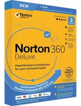 Norton Antivirus 360 Deluxe  3 Dispositivos  25gb  1 Año