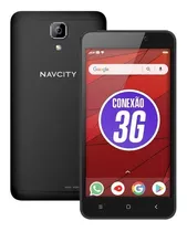 Smartphone Navcity Np-752 Preto- Android 11 E Dual Chip