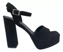 Sandalias Plataformas Cuero Vacunoa Zapatos Mujer Moda  982