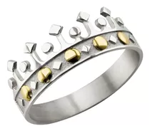 Anillo Corona Rey De Plata 925 Hermoso Regalo De Hombre