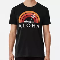 Remera Vintage Aloha Beach Palm Tree Hawaii Surf Diseño Trop