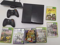 Xbox 360 E C/kinect + 2 Controles + Disco Duro + 6 Juegos