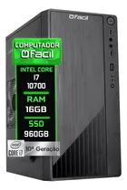 Computador Fácil Intel Core I7 10700 16gb Ddr4 Ssd 960gb