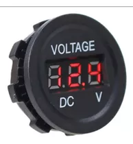 Voltímetro Digital Prova Dagua 12v 24v Dc Carro Moto Bateria