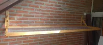 Tender Rebatible De Madera 2 Metros Para Pared -amurar-