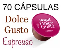 Cápsula De Café Dolce Gusto Espresso Kit Com 70 Cápsulas.