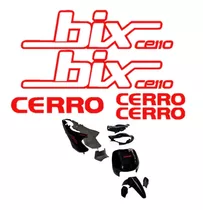 Kit Calcomanias Vinilo Para Moto Cerro Bix 110