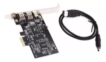 Pcie Pci-e Firewire Ieee 1394 2 + 1 Cartão De Controlador