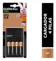 Cargador De Pilas Duracell Aa/aaa + 4 Pilas Aa Recargables