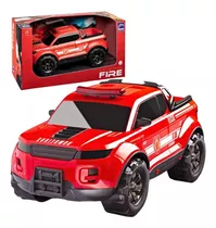 Pick Up Force Bombeiro Resgate Fire Infantil Caminhonete Personagem Policia