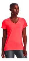 Remera Under Armour Tech Ssv Solid Nja Fluor Training Mujer