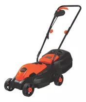 Cortadora De Pasto Eléctrica Black+decker Gr1000 Con Bolsa Recolectora De 1200w Y 220v Color Naranja/negro