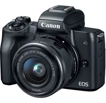 Camara Canon Eos M50 Mirrorless 4k 24.1mp Lente 15 45mm