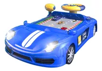 Simulação Elétrica Volante Brinquedo Prático Jogos Azul