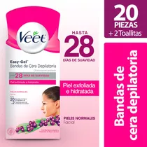 Veet Bandas Depilatorias Faciales X20 Piel Normal Y Sensible