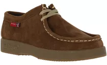 Zapato Cuero Mujer Navajo Marrón Hush Puppies