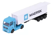Caminhão Man Tgx Carreta 40f Container Maersk Majorette 1/87