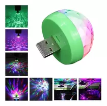 Mini Bola Luz Magica Led Rgb Usb Celular Otg Auto Parlante