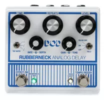 Pedal De Efectos De Guitarra Dod Rubberneck Delay Analógico Blanco