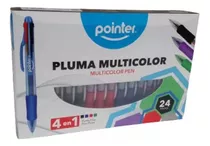 Bolígrafos Pointer 4en1 Multicolor Caja 24unidades Lapiceros