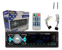 Auto Radio Carro Bluetooth Som Usb Mp3 Controle Novo 4x55w