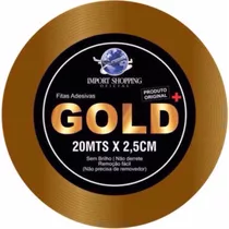 Fita Dupla Face - Gold + 20 Mts - Prótese Capilar Promoção 