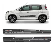 Adesivo Fiat Uno Sporting 2015 Faixa Lateral Kit Completo