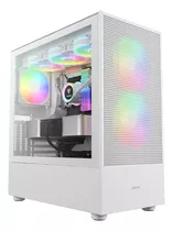 Gabinete Gamer 3 Fans Talos E3 Mesh Elite Branco Gamdias