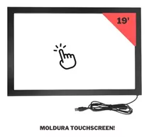 Tela Moldura Touch Capacitiva P/ Monitor 19' 10 Toques 16:9