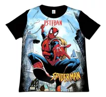 Franela Camisa Niño Spiderman Hombre Araña En Poliester