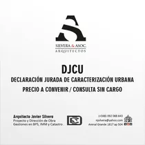Djcu Declaración Jurada De Caracterización Urbana, Catastro