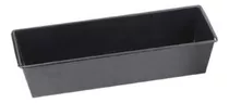 Molde De Pan Budinera Tortera Antiadherente Rectangular 31cm Color Gris Oscuro