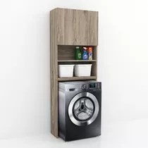 Mueble Para Lavarropas Moderno Organizador Puertas Lavadero