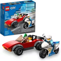 Blocos Lego City Perseguição Da Moto Policial 59 Peças 60392