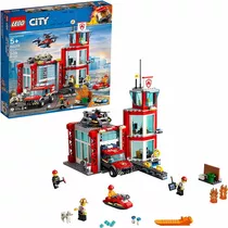 Lego 60215 Cidade City Quartel Dos Bombeiros 