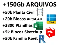 Pack Engenharia E Arquitetura + 150gb + 50k Plantas Civil