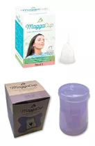 Copa Menstrual Maggacup Silicona + Vaso Esterilizador Color Color Copita 2 Y Vaso Violeta