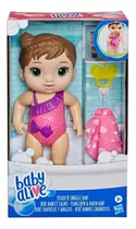 Boneca Baby Alive - Bebê Banhos Carinhosos Morena