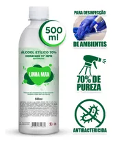 Álcoool 70% Líquido 500ml Etílico Hidratado Bactericida