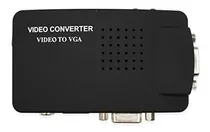 Wiistar Av S-video Compuesto A Vga Video Converter Box Para