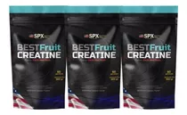 Suplemento En Polvo Spx Nutrition Max Creatina Micronizada Sabor Citric Red Fruit 300g Pack X3