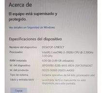 Notebook Hp 240 G6. I3 7020u 2,3mhz. 4ram Y Ssd 2tb