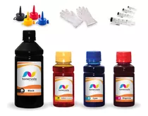 550ml - Kit 4 Tinta Para Epson Ecotank L395 L396 L380 T664