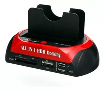 Dockstation 2 Hd Sata E Ide 3,5 E 2,5 Usb C/ Leitor Cartões