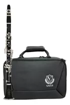 Clarinete Eagle 17 Chaves Niqueladas Afinação Sib Estojo Nfe